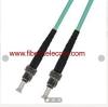 ST-ST OM3 Multi mode Simplex AQUA Fiber Optic Patch Cord