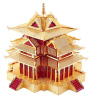 stainless steel the watchtower of the Forbidden City 3D jigsaw