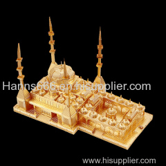 stainless steel the heart of Chechnya mosque 3D jigsaw