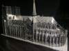 stainless steel Notre-Dame de Paris 3D jigsaw