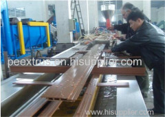 Manufacturer PP PE Profile Machine / Wood Plastic Prtofile Production Line