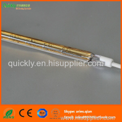 Halogen single tube infrared emitter