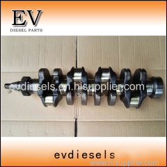 Genuine forged steel type S3L S3L2 S4L S4L2 crankshaft for excavator