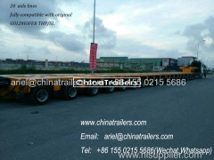 GOLDHOFER THP/SL model hydraulic modular platform trailer