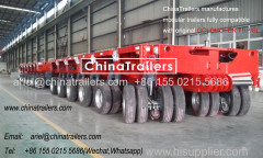 GOLDHOFER THP/SL model hydraulic modular trailer