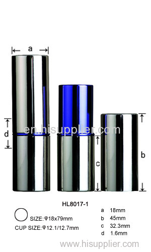 Empty Aluminum Lipstick Container for Cosmetic Packaging