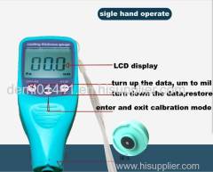 High accuracy coating thickness gauge