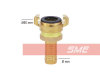 Geka Coupling Head by Hose Shank with Turning Lock