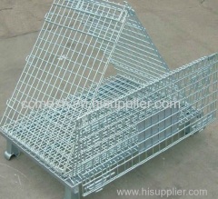 Foldable Wire Mesh container/