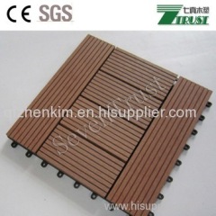 Waterproof WPC outdoor solar DIY decking tiles