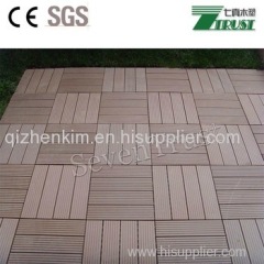 Good quality with cheap price outdoor WPC DIY tiles(30cmx30cm)