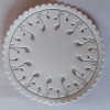 disposable hollow paper coaster round shape