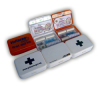 Mini plastic first aid kit