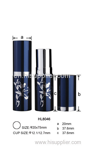 Cosmetic Packaging Aluminum Lipstick Tube with customized logo design