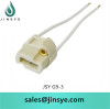 Factory price screw ceramic lamp socket g9 lampholder with wire