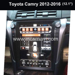 Wholesale Tesla Model Car Multimedia System Toyota Camry 2012-2016 Android Car Radio With Gps