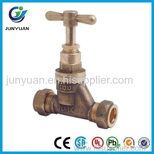 PEX-UK Brass Copression Stop Valve