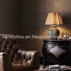 Decorative Wallpaper Various Linen Metallic Yarn Wallpaper for Home Decoration