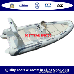 Bestyear RIB boat of 7.3m