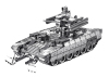 stainless steel BMPT tank 3D jigsaw
