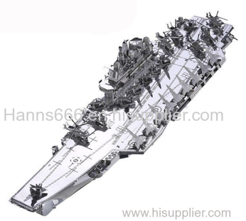 stainless steel plan Liaoning CV-16 3D jigsaw