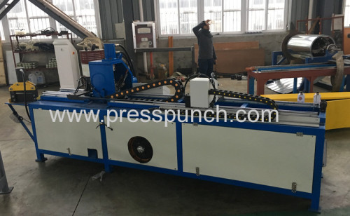 HVAC pipe production line Angle steel flange production line punching shearing machine