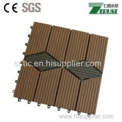 wpc Outdoor Plastic Wood Floor Tiles deck tiles wpc diy tiles