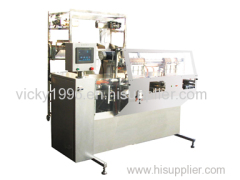 Automatic coreless bandage rolling machine