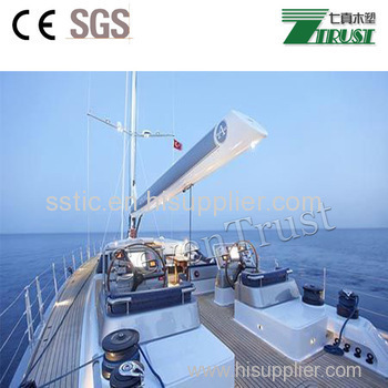 PVC synthetic teak wood uv resistant waterproof decking for boat yacht