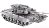 stainless steel T-90 battle tank 3D jigsaw