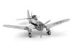 stainless steel F4U Corsair 3D jigsaw