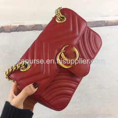 2017 fashion design Marmont leather shoulder bag