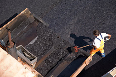 Use of Blown Asphalt as roofing