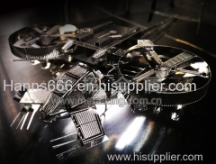 stainless steel Avatar AT-99 Scorpion Gunship 3D jigsaw
