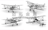 stainless steel DH 82 Tiger Moth 3D jigsaw