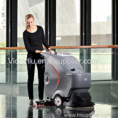 Auto battery powered marble tile granite cement expoy floor cleaning machine