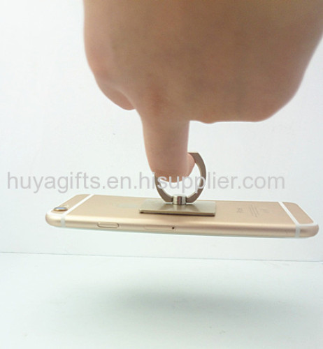 Laser Logo Metal Rotating Mobile Phone Holder for Iphone Finger Grip