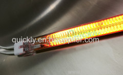 With copper plug twin tube carbon infrared emitter