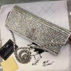 Newest famous design and high quality diamond shoulder bag
