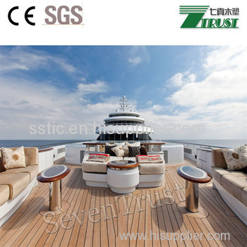 anti corrosion of sea water synthetic teak floor for boat