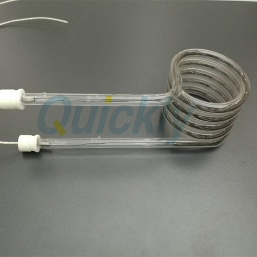 clear quartz tube heating lamp for plastic welding