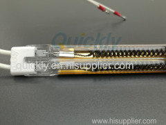 Double gold coating IR lamp heater
