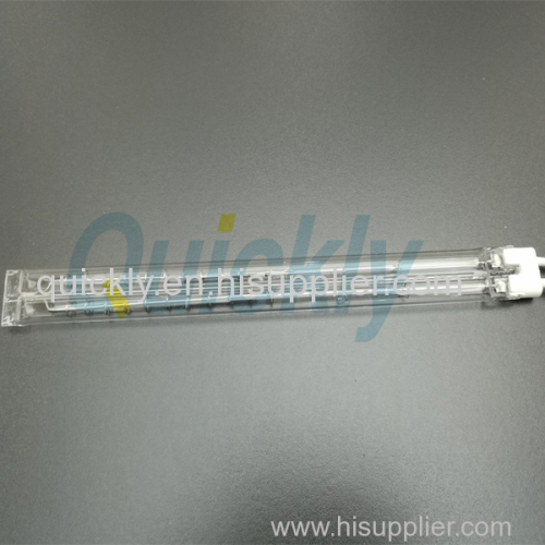 Short wave transparent quartz infrared emitter