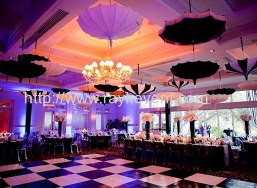 plowood dance floor promotional for wedding events