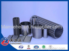 stainless steel Wedge wire Continuous twine wire filter