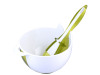 two tone/color double injection plastic baster bowl with silicone brush