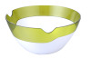 two tone/color double injection plastic salad bowl