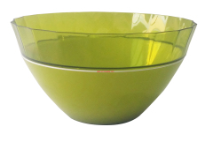 2 in 1 two tone/color/layer double injection plastic salad bowl
