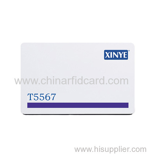 Magnetic stripe rfid card 5567