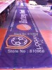 printed pvc vinyl 10oz mesh banners with hem edge